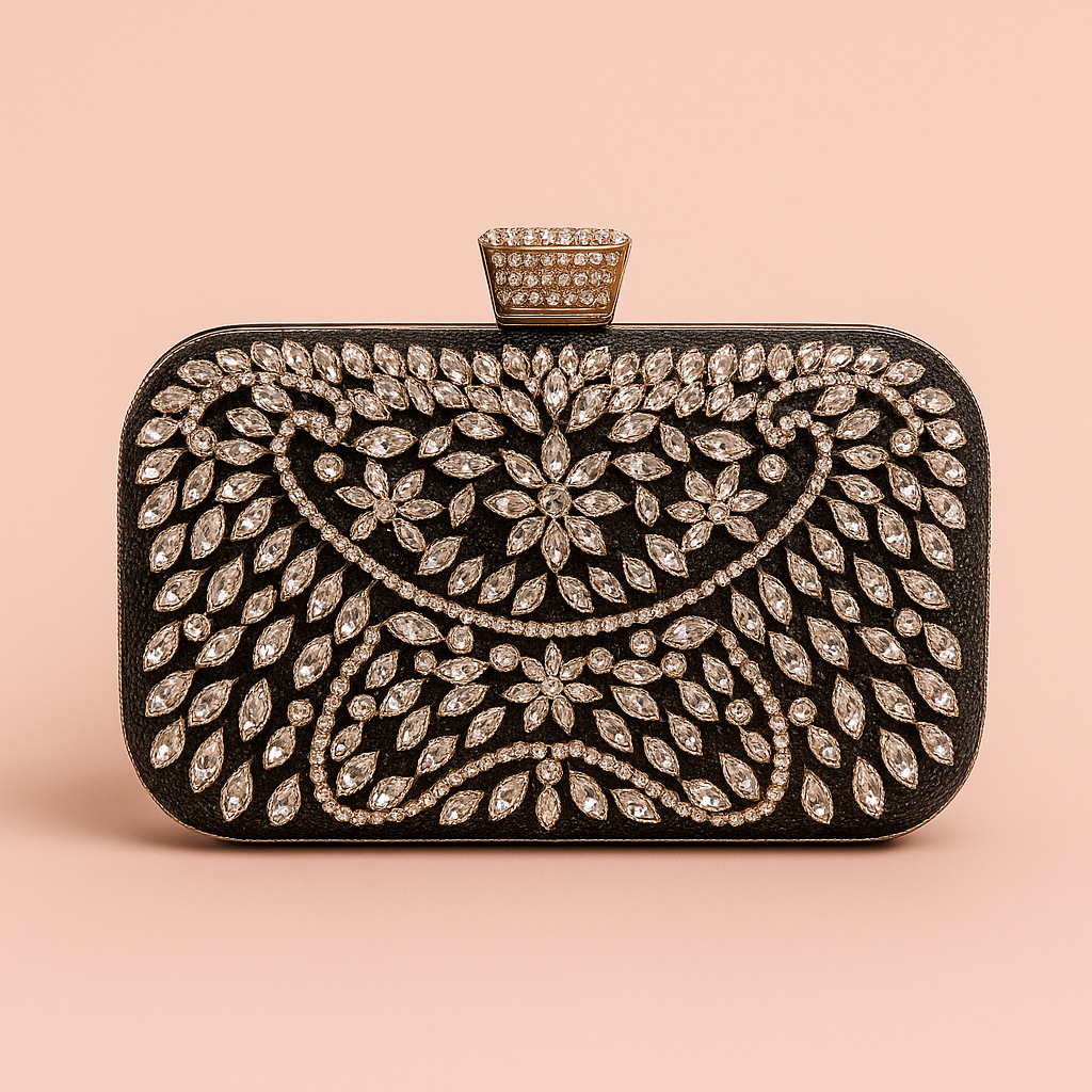 Crystal Bloom Clutch