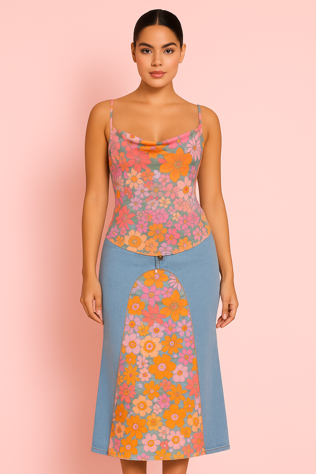 Flowerchild Denim Set