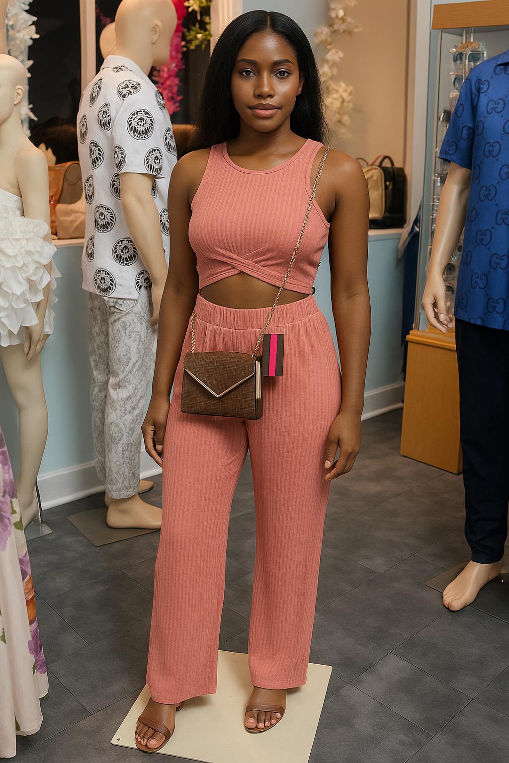 Pink Powder 2-Piece Set