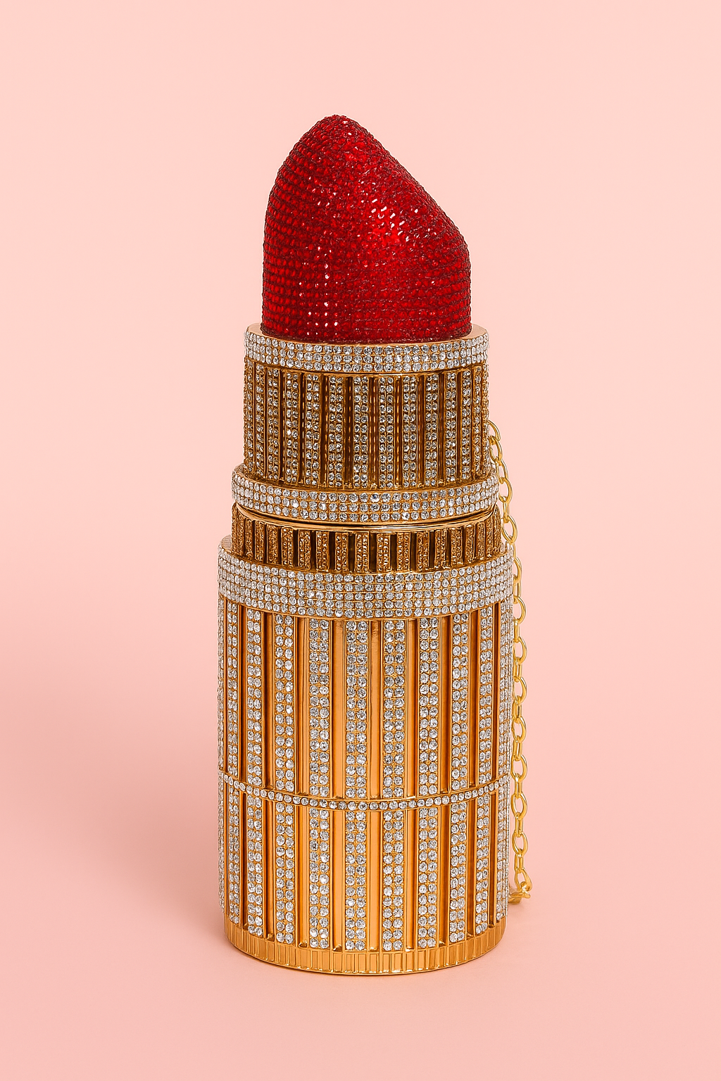 Diamond Kiss Lipstick Clutch