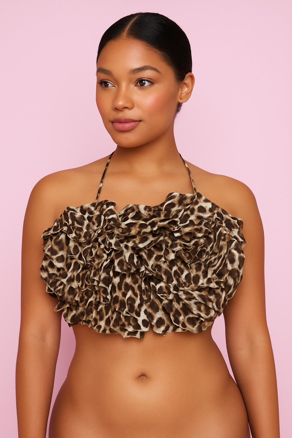 Leopord Luxe Cropped Shirt